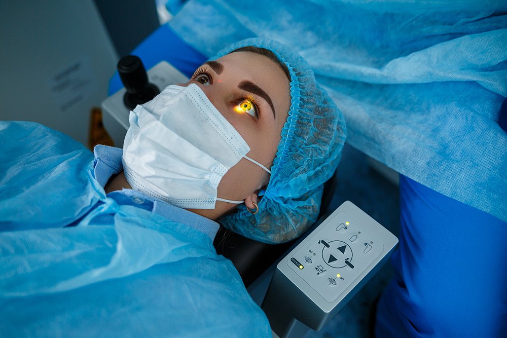 Augenoperation