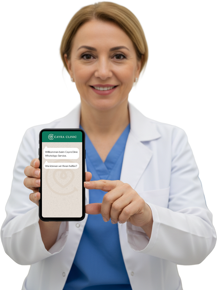 WhatsApp Support für Patienten der Cayra Klinik